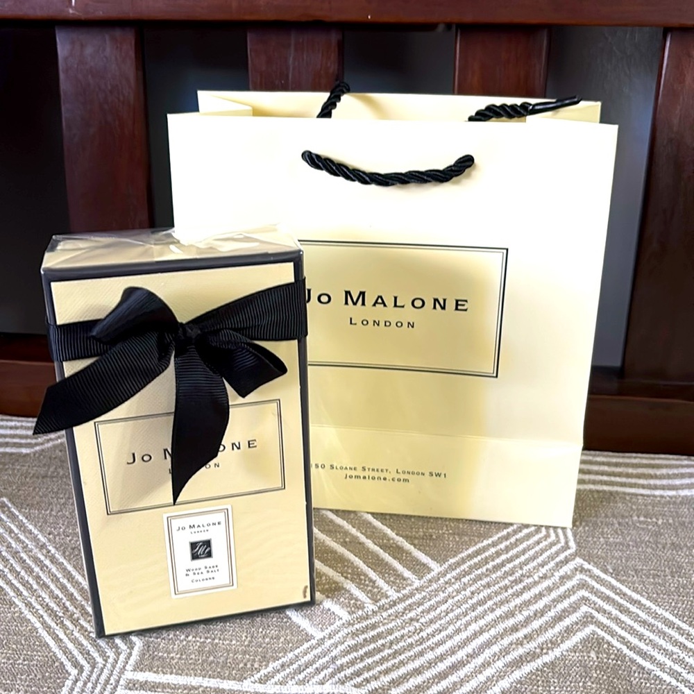 Set of Jo Malone EMPTY box & paper bag.